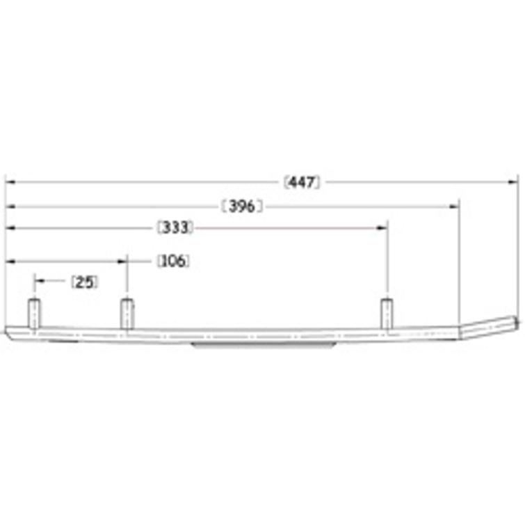 SNO-X RIPPER FOUR OHJAUSRAUTA PARI 4"" KOVAMETALLI