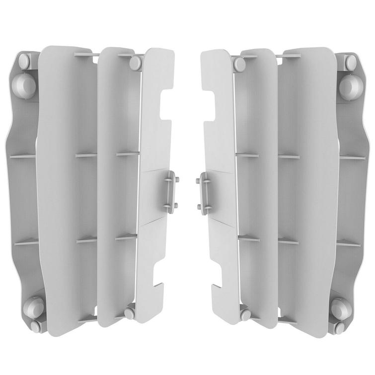 POLISPORT RADIATOR LOUVERS YZ250 / 450 2006 WHITE (25)