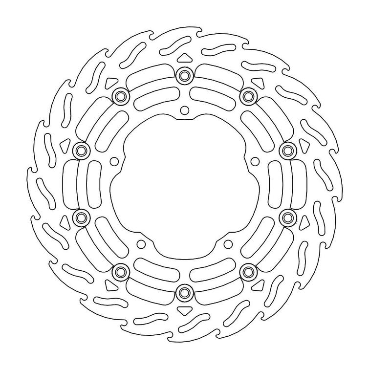 MOTO-MASTER FLAME JARRULEVY ETEEN VASEN YAMAHA: YZF R1 2015-
