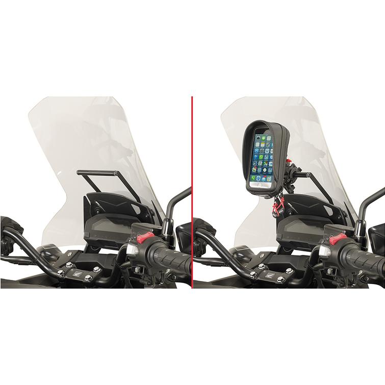 GIVI FAIRING UPPER BRACKET TO BE MOUNTED BEHIND THE WINDSHIE