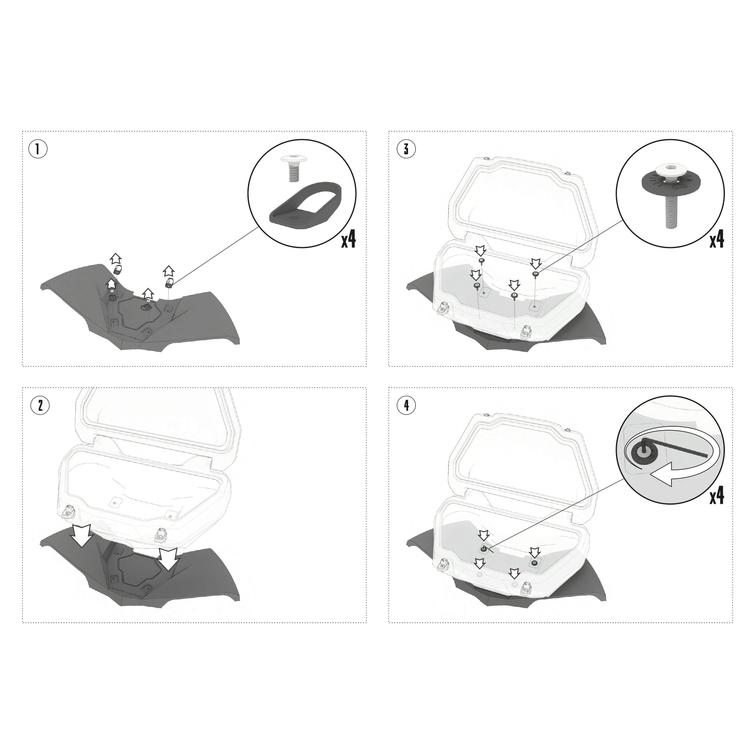 TESSERACT KULJETUSLAUKKU 42L CAN AM RENEGADE 650 1000 2023-