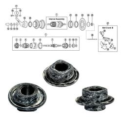 SHIMANO 3-V (SG-3C40/41), KUULAKARTIO OIKEA PŠLYSU