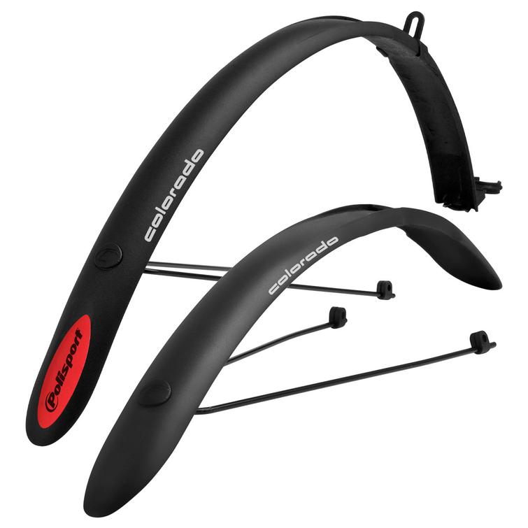 LOKASUOJAPARI AISOILLA 28", POLISPORT COLORADO CITY / 45MM, MUSTA