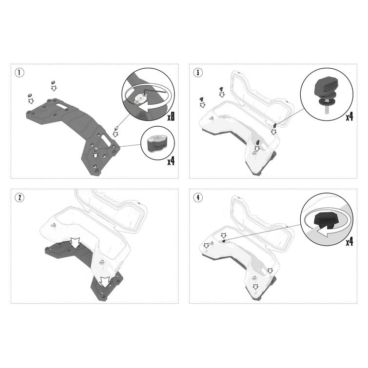 TESSERACT KULJETUSLAUKKU CFMOTO X8 X10 850 1000 GEN 3 2024-