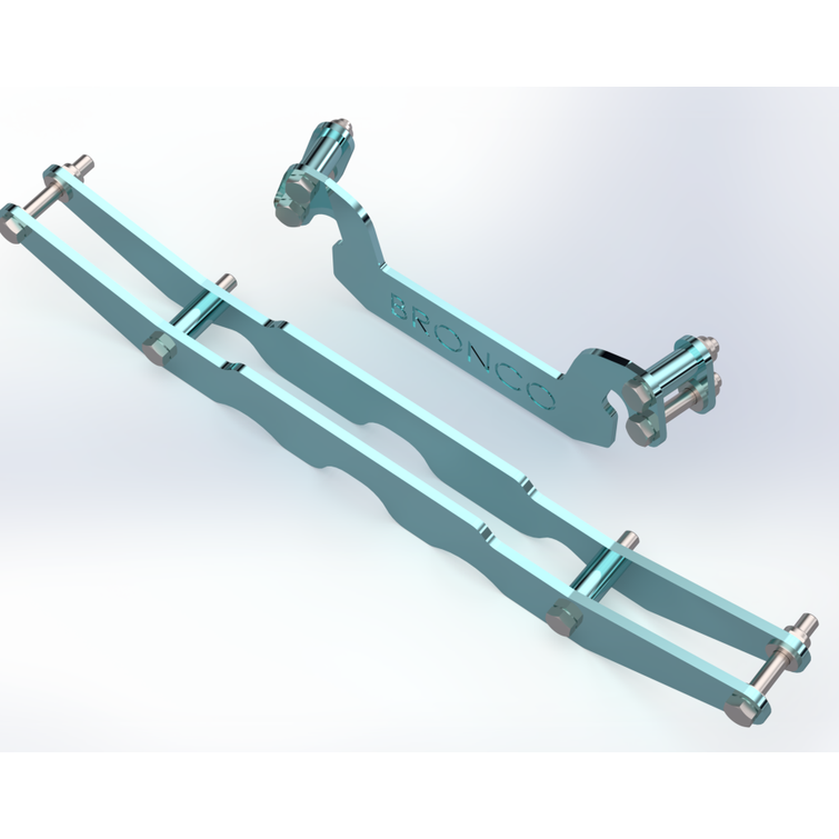 BRONCO KOROTUSSARJA YAMAHA GRIZZLY 700 2016- +50MM