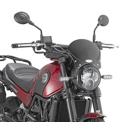 GIVI BLACK ANODIZED ALUMINIUM UNIVERSAL SCREEN RACE CAFÉ 20,