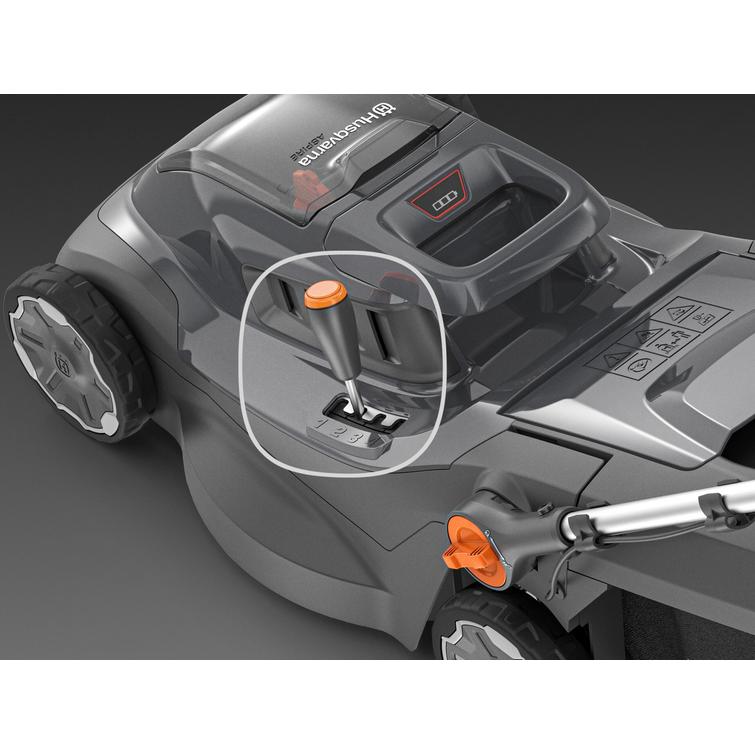 HUSQVARNA ASPIRET LC34-P4A, SIS. AKUN JA LATURIN