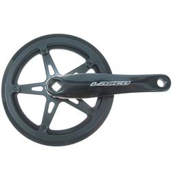 KAMPIPARI LASCO 46/170MM ALU, NELIKANTTI, SYVYYS 0MM, KETJUSUOJALLA, MUSTA