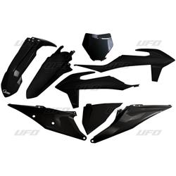 UFO MUOVISARJA 5-OSAINEN MUSTA 001 KTM SX/SXF125-450 19-