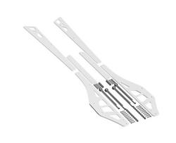 ITEK LIUKURUNKOJEN VAHVISTUKSET VALKOINEN POLARIS AXYS MATRY