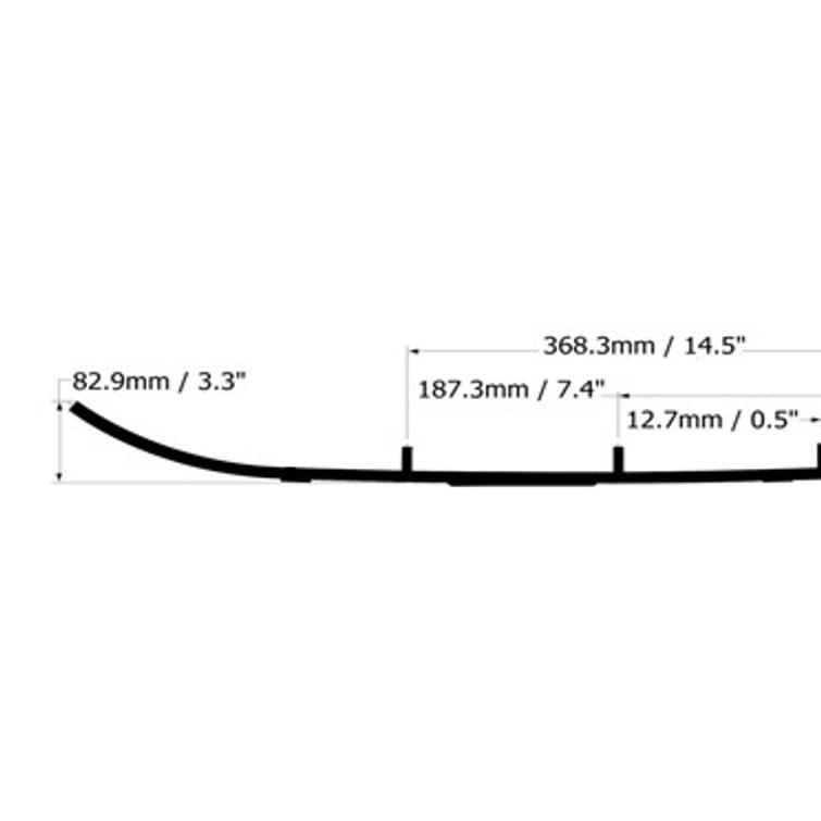 SNO-X RIPPER FOUR OHJAUSRAUTA PARI 4"" KOVAMETALLI