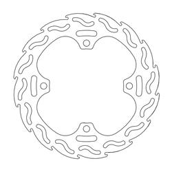 MOTO-MASTER FLAME JARRULEVY TAAKSE HONDA CR 125/250