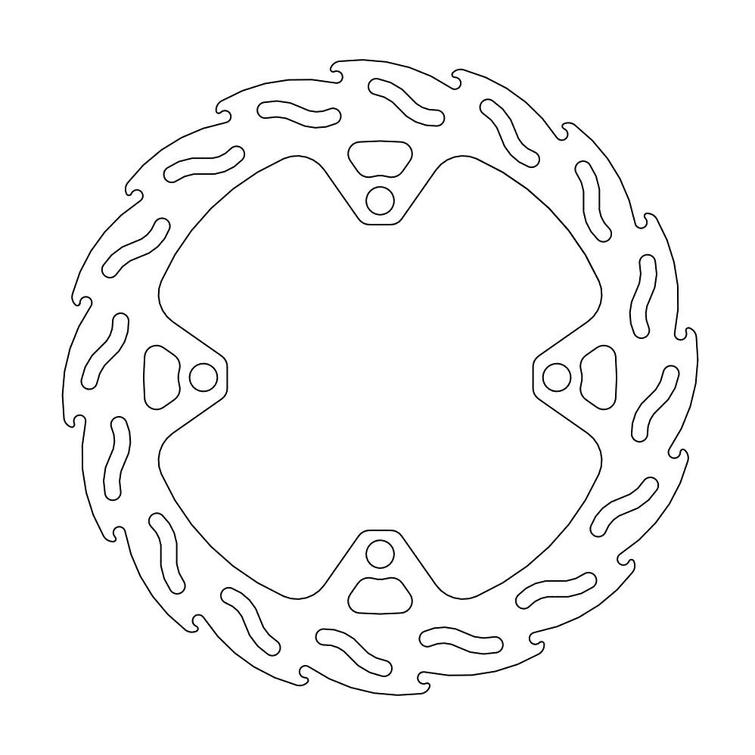 MOTO-MASTER FACTORY JARRULEVY TAAKSE KAWASAKI KX / KXF 4,4MM