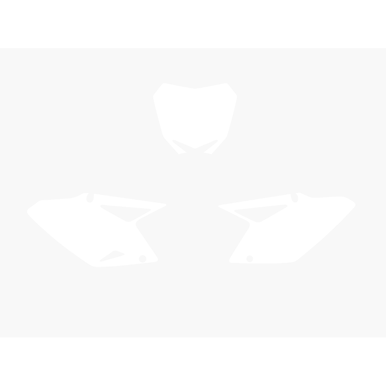 BLACKBIRD NUMEROPOHJAT VALKOINEN RMZ450 08-15