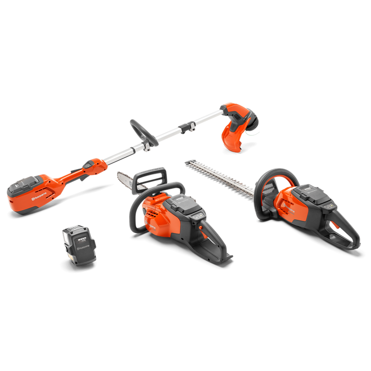 HUSQVARNA 120I, MUKANA AKKU JA LATURI