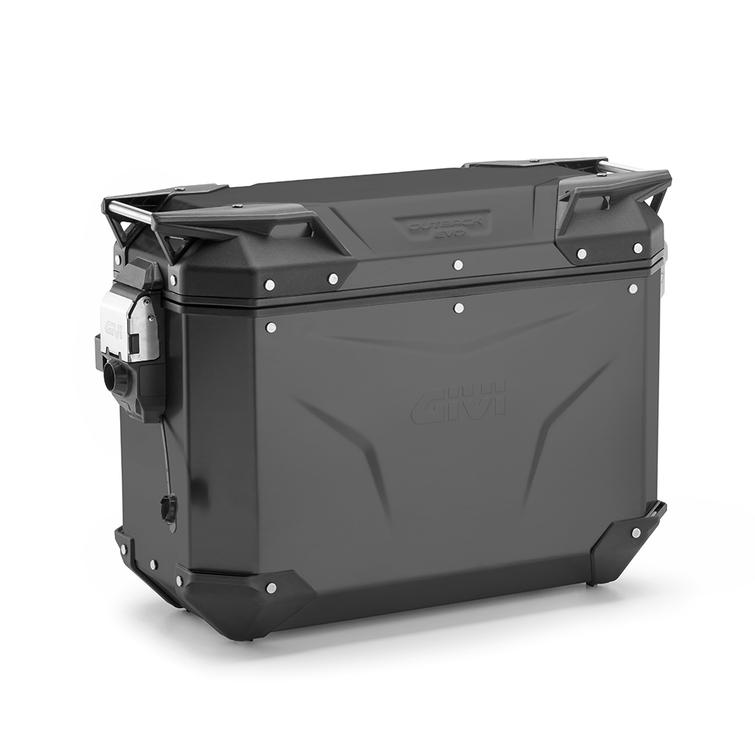 GIVI TREKKER OUTBACK EVO BLACK ALUM. SIDE-CASE RIGHT, 37 LTR