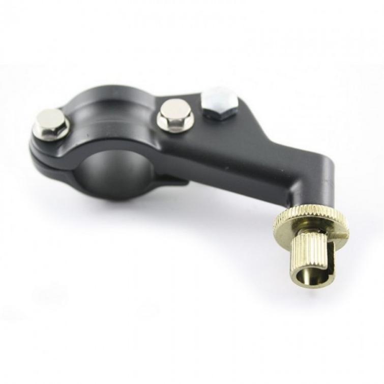 TMV CLUTCH LEVER BRACKET FORGED KX125/250 ..-04 BLACK