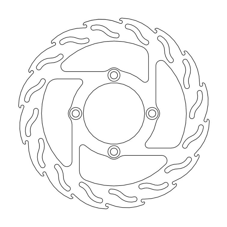 MOTO-MASTER FLAME JARRULEVY ETEEN VASEN HONDA VARADERO 125