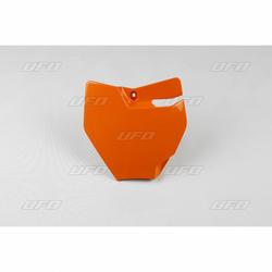 UFO ETUNUMEROKILPI KTM SX65 16-23 ORANSSI 127