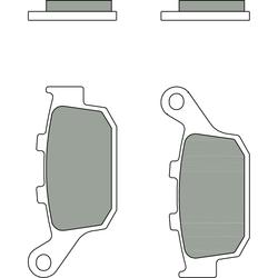 BREMBO JARRUPALAT TAAKSE SINTERED ROAD