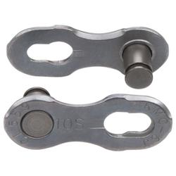 KETJULUKKO KMC MISSINGLINK 10NR, EPT SILVER, SHIMANO,CAMPAG., SRAM, 2 KPL/PKT