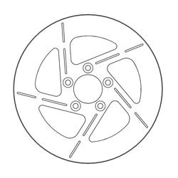 MOTO-MASTER HARLEY TULSA JARRULEVY VASEN Ø292 (10.2MM HOLES)