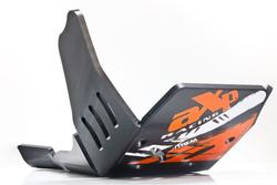 AXP XTREM HDPE SKID PLATE BLACK KTM450/500EXC-F 17-23