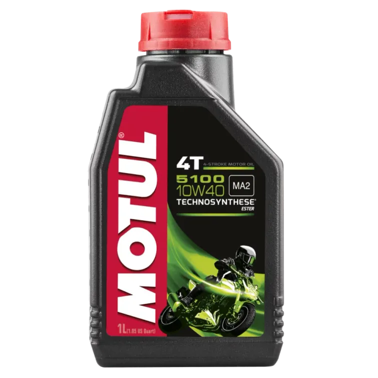 MOTUL 5100 4T 10W40 TECHNOSYNTEETTINEN MOOTTORIPY&Ouml;R&Auml;&Ouml;LJY 1 LITRA