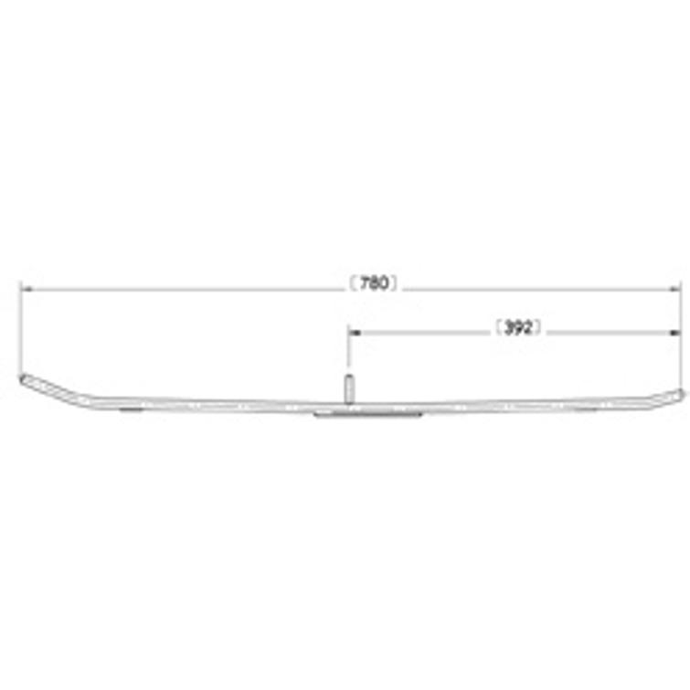 SNO-X RIPPER FOUR OHJAUSRAUTA PARI 4"" KOVAMETALLI