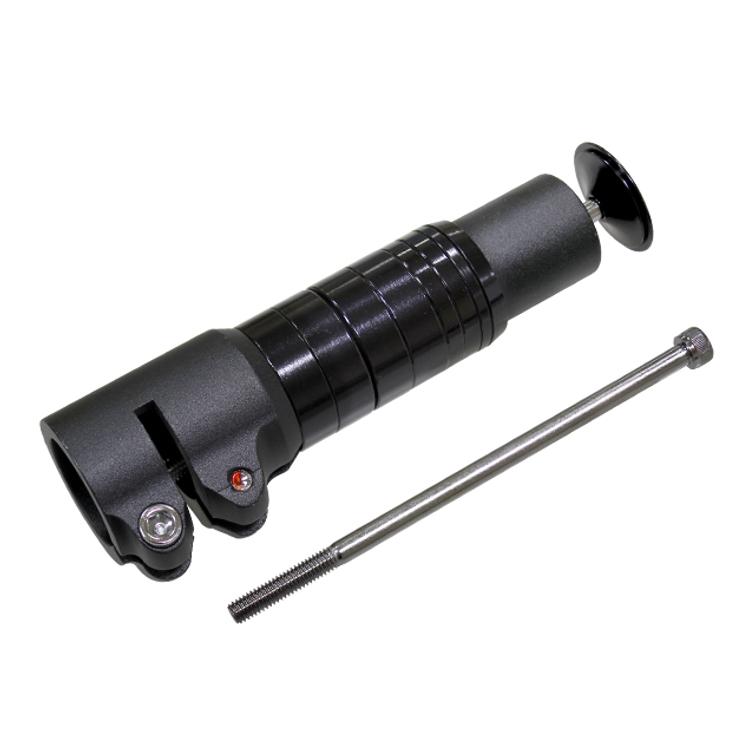 OHJAINPUTKEN JATKOADAPTERI CAVO, S&Scaron;&Scaron;DETT&Scaron;V&Scaron;, 28,6 MM, MUSTA, 90 MM