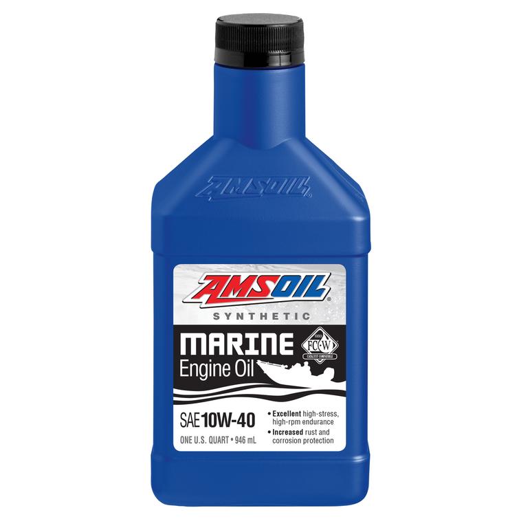 AMSOIL 10W-40 FORMULA 4-STROKE® MARINE SYNTHETIC OIL 946ML