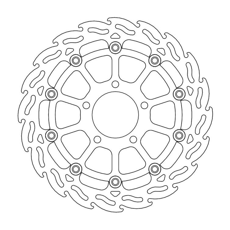 MOTO-MASTER FLAME JARRULEVY ETEEN OIKEA SUZUKI: GSX 600-750,