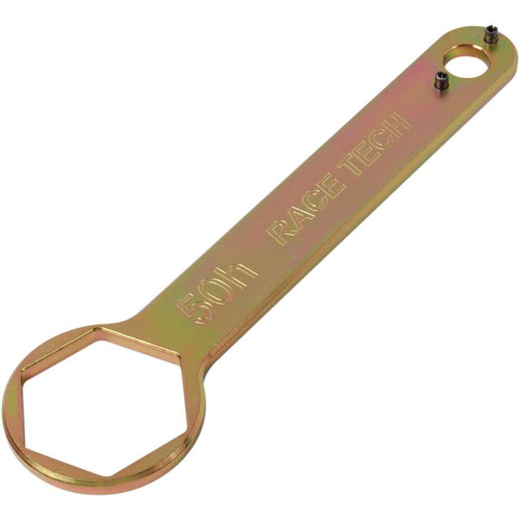RACE TECH DUAL-CHAMBER FORK CAP WRENCH TFCW 50H WP 50MM