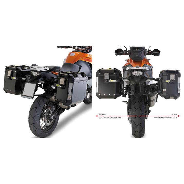 GIVI PUTKISIVUTELINEET TREKKER OUTBACK KTM 1050/1290 ADVENTU