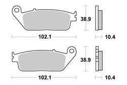 SBS JARRUPALAT SINTERED TAAKSE