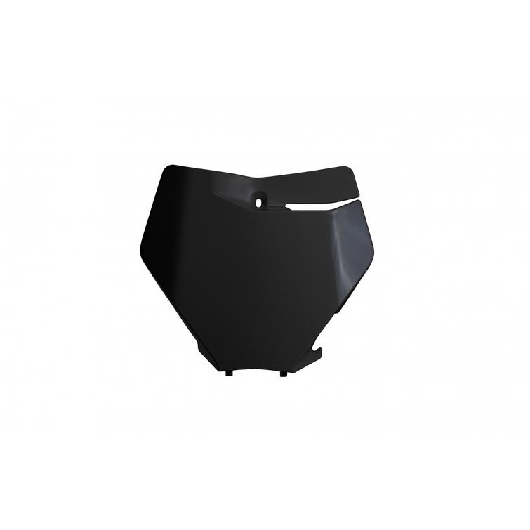 UFO ETUNUMEROKILPI KTM125-525 SX/SXF 2019-22 MUSTA 001