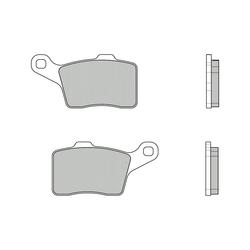 BREMBO JARRUPALAT SKI-DOO/LYNX