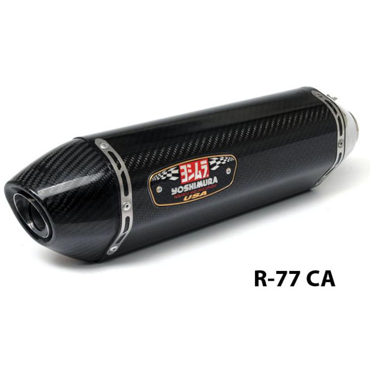 YOSHIMURA SLIP-ON SUZUKI GSXR1000 07- R-77/SO/CARB/SINGLE