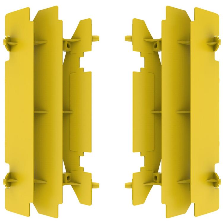 POLISPORT RADIATOR LOUVERS SUZUKI RM125(01-08) RM250(96-06)