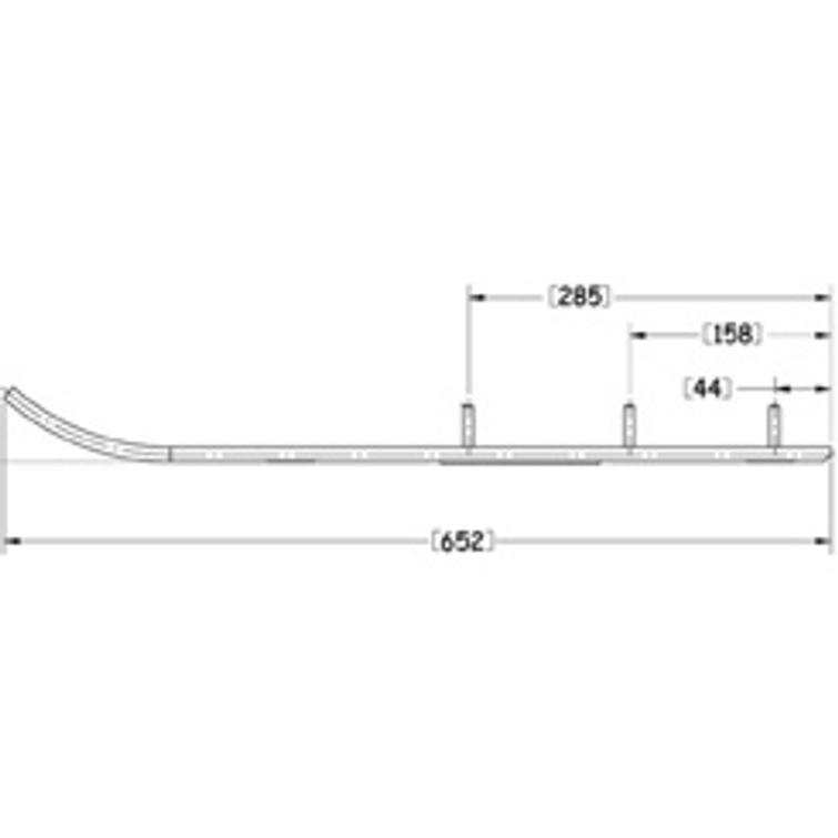 SNO-X RIPPER FOUR OHJAUSRAUTA PARI 4"" KOVAMETALLI