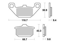 SBS JARRUPALAT SINTERED TAAKSE