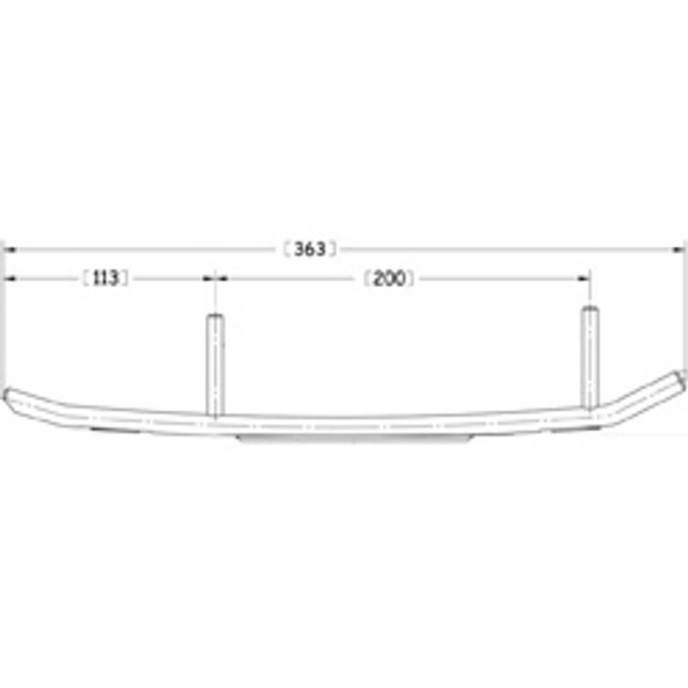 SNO-X RIPPER FOUR OHJAUSRAUTA PARI 4"" KOVAMETALLI