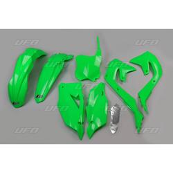 UFO PLASTIC KIT GREEN FLUOKX250F 21-24 KX450F 19-23