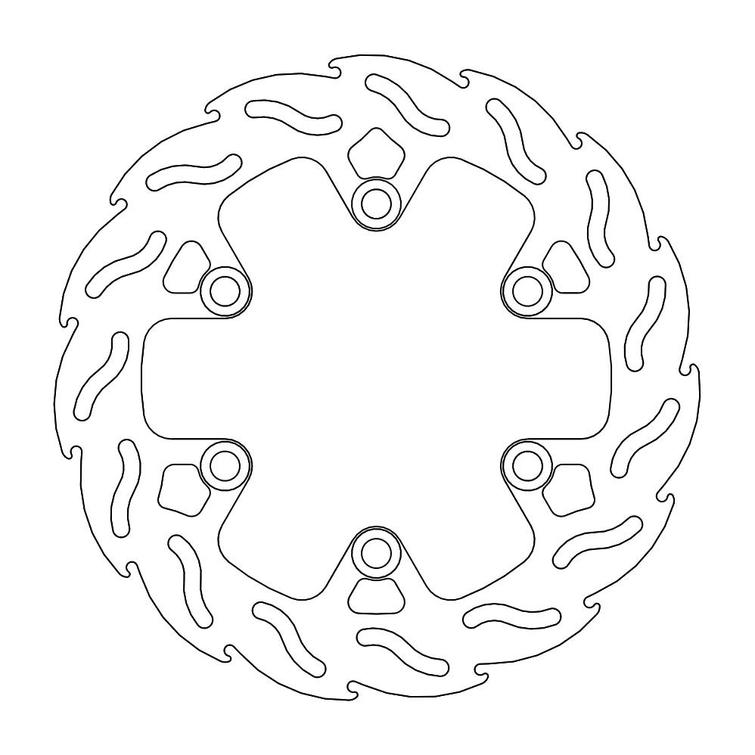 MOTO-MASTER FLAME JARRULEVY TAAKSE KTM: RC125/200/390, DUKE