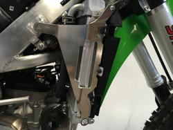 AXP RADIATOR BRACES BLACK SPACERS KAWASAKI KX250F 17-18