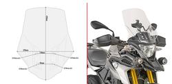 GIVI WINDSHIELD 47X37CM G310GS 17-