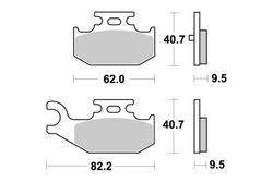 SBS JARRUPALAT SINTERED OFFROAD