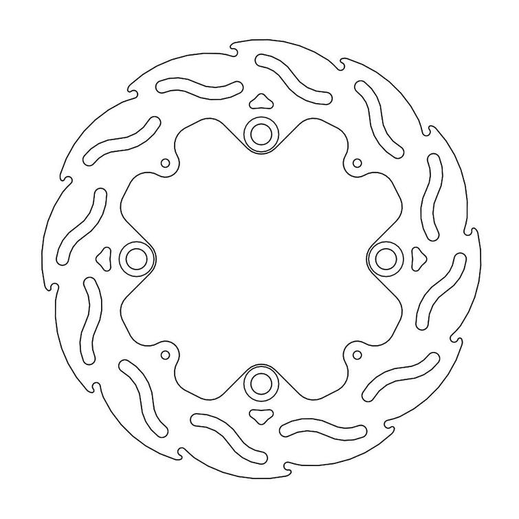 MOTO-MASTER FLAME JARRULEVY TAAKSE CBR 600 RR