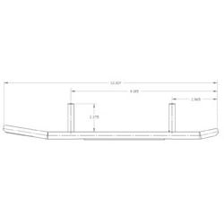 SNO-X RIPPER FOUR OHJAUSRAUTA PARI 4"" KOVAMETALLI