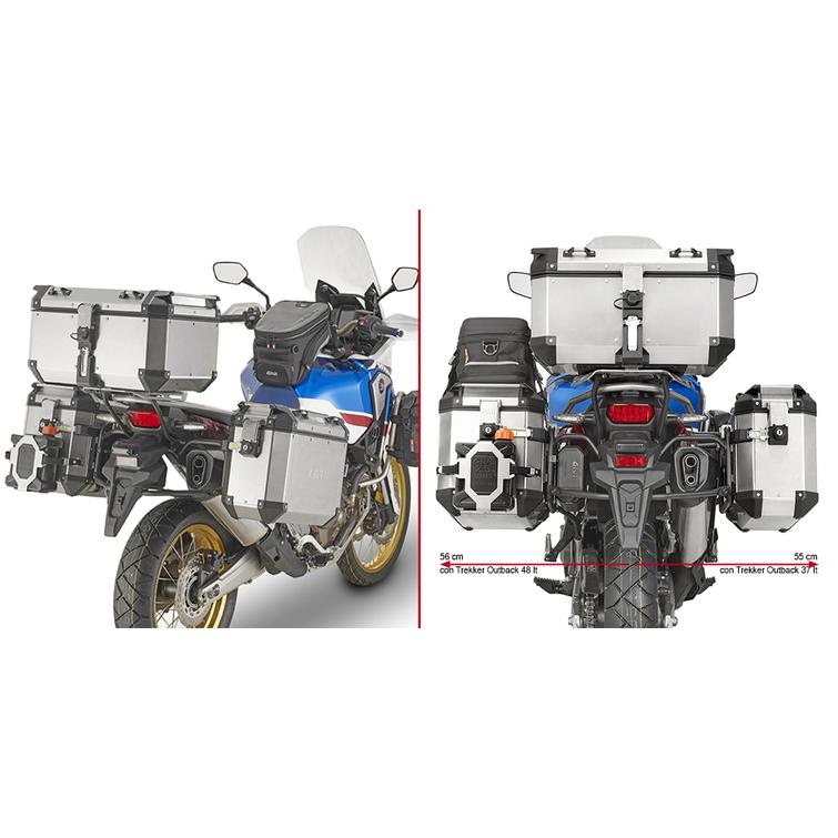GIVI PUTKISIVUTELINEET TREKKER OUTBACK CRF1000L AFRICA TWIN